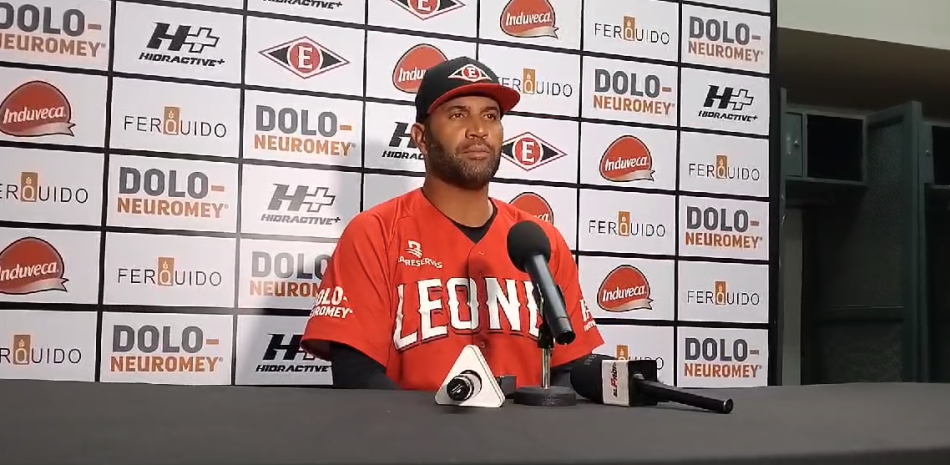 Albert Pujols dice que no se le pasó por la cabeza sustituir a Junior Lake
