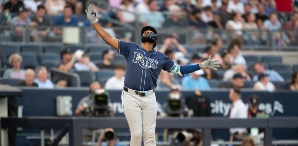 Junior Caminero Glue Homer 27 y los Rays superan a los Yankees 4-2