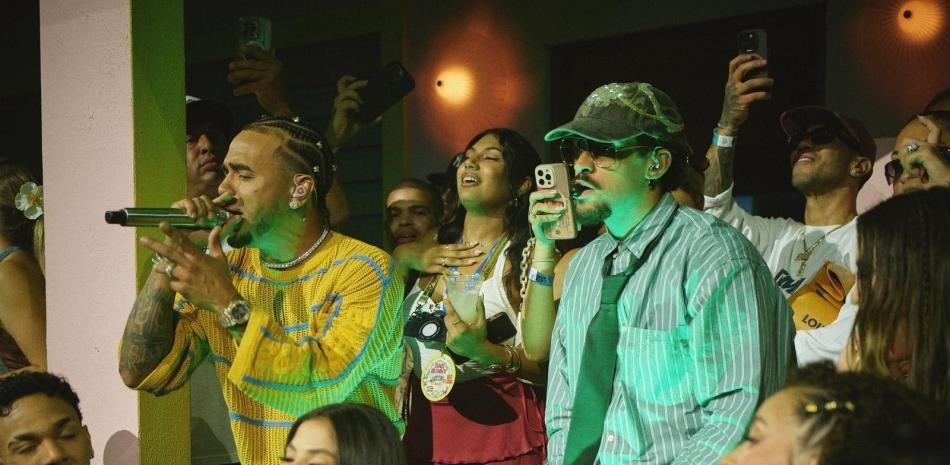 Ozuna y Bad Bunny detuvieron los rumores de autográfico cuando aparecen en Puerto Rico